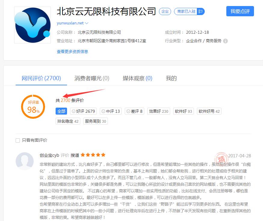 癑ֺ口碑对网站优化的作用